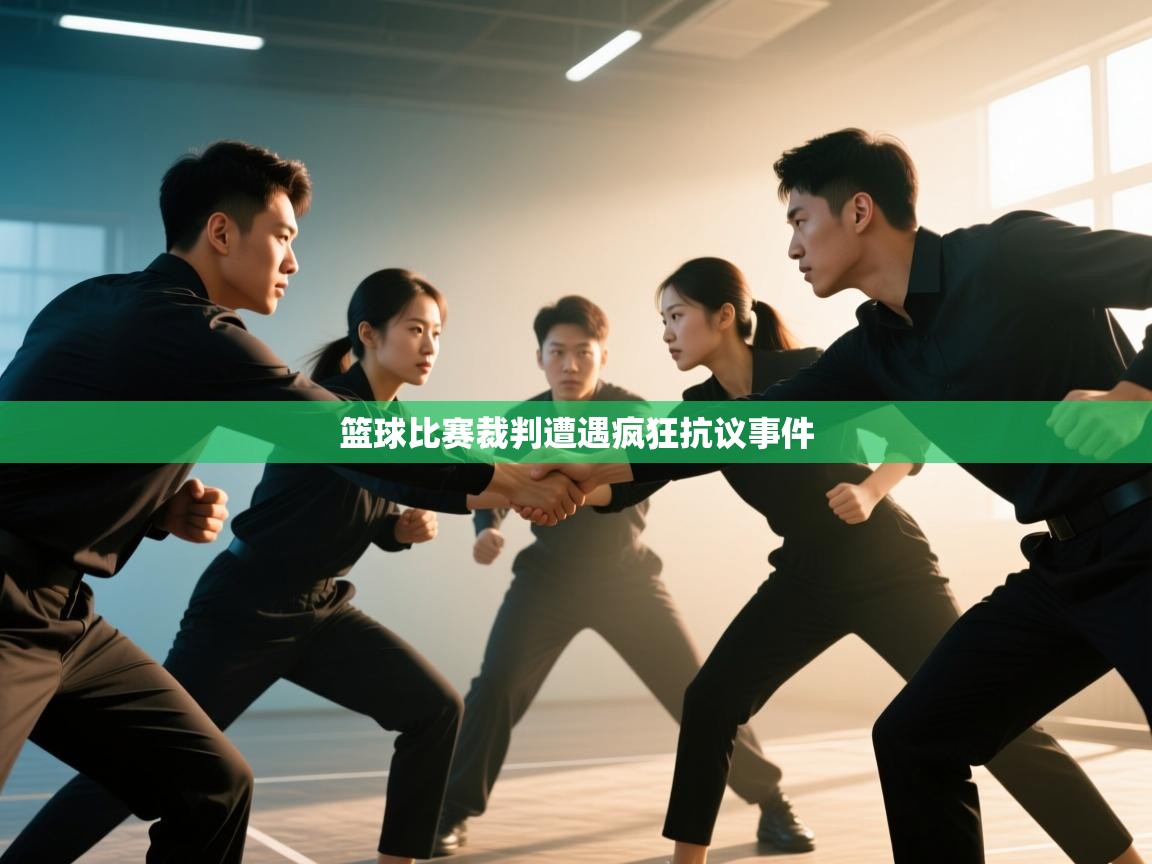 篮球比赛裁判遭遇疯狂抗议事件  第1张